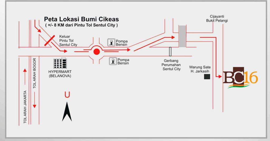 Bumi Cikeas Sentul Bogor Hotel Eksteriør billede